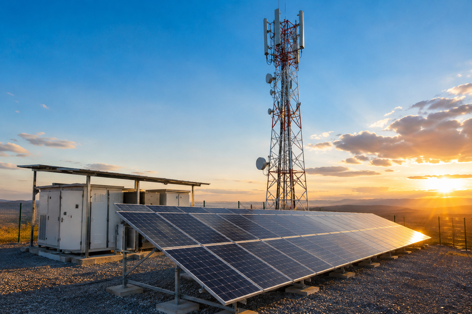 Telecom and solar equipment handling process